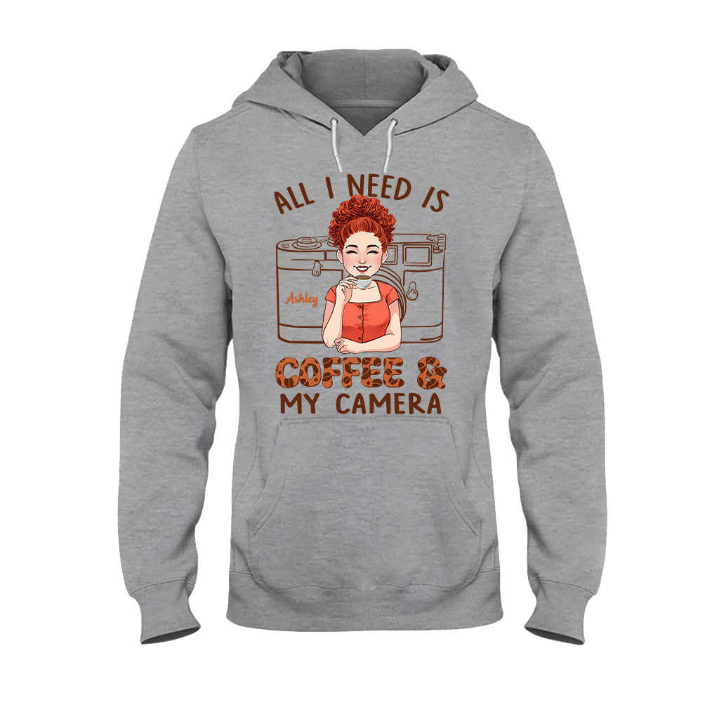 Alles, was ich brauche – personalisiertes Fotografie-T-Shirt und Hoodie
