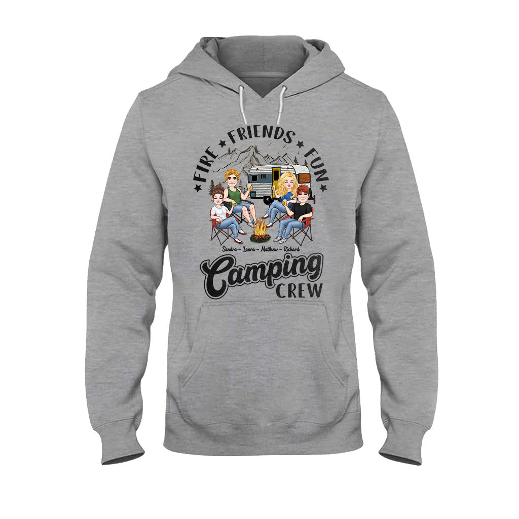Camping Crew – Personalisiertes Camping-T-Shirt und Hoodie