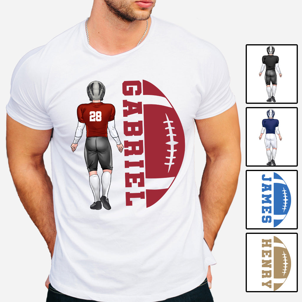 Fußballfan – Personalisiertes Fußball-T-Shirt und Hoodie