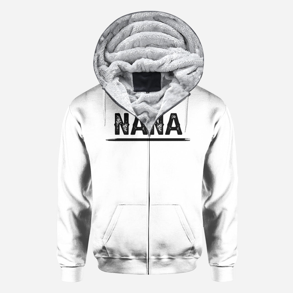 Hand in Hand werde ich dich immer beschützen – Personalisiertes Familien-T-Shirt