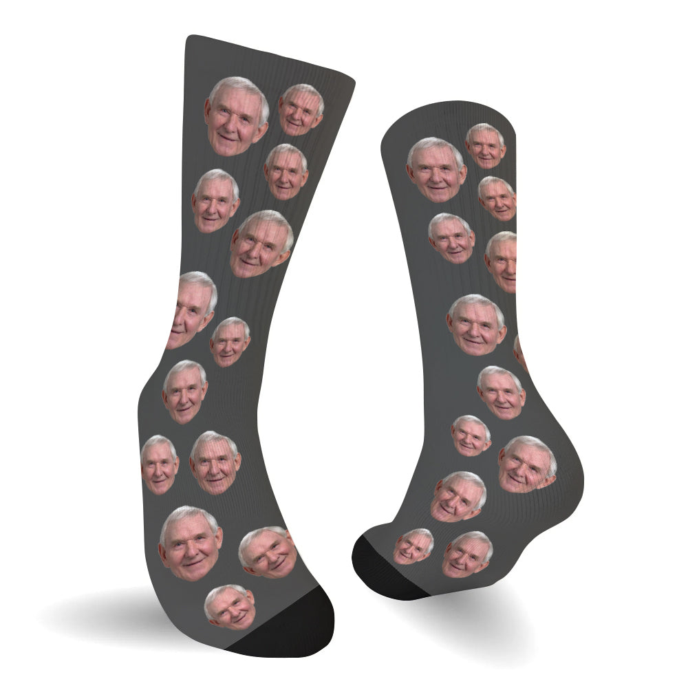 Individuell gestaltete Opa-Socken
