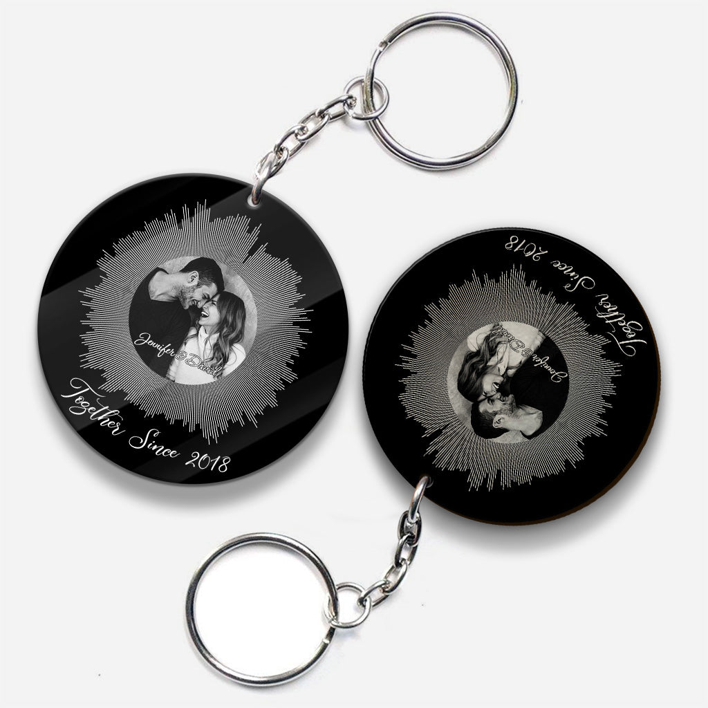 Our Love Song - Personalized Couple Keychain