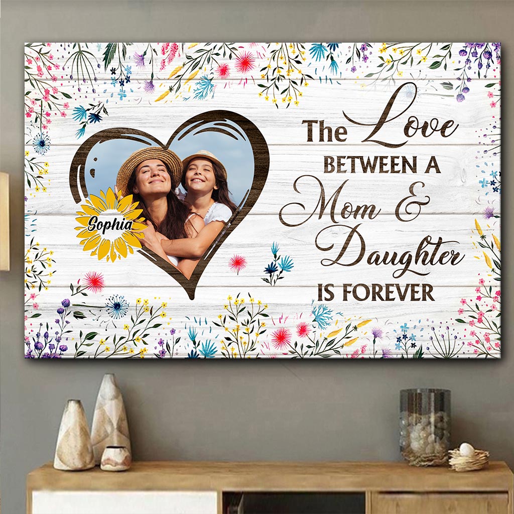 Wenn Mütter Blumen wären – Personalisierte Leinwand und Poster für Mütter