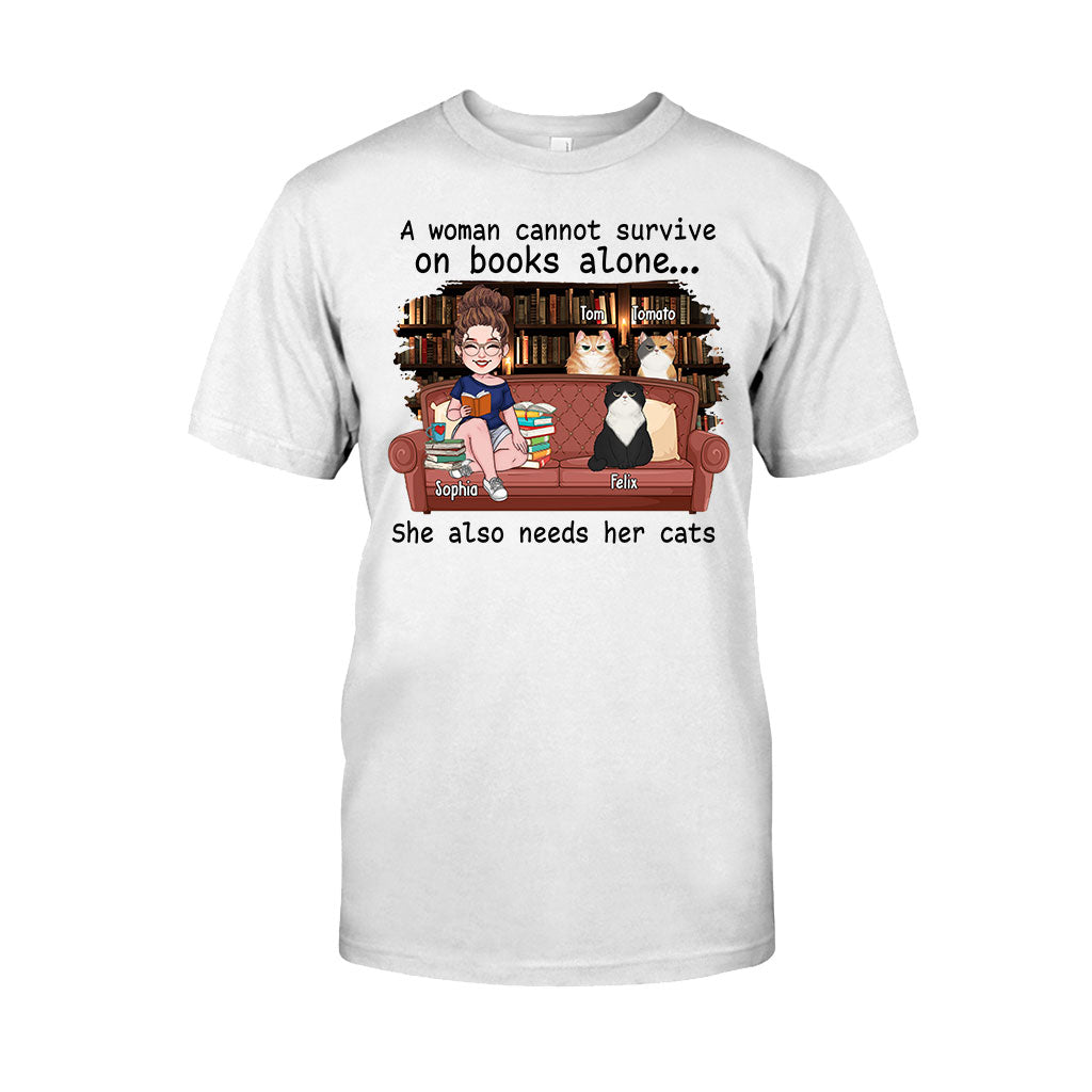 Einfach ein Mädchen, das Bücher liebt – personalisiertes Buch-T-Shirt & Hoodie