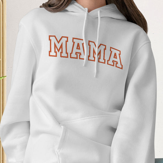 Personalisierter Hoodie mit Stickerei – Mutter-Hoodie mit individuellem Namen