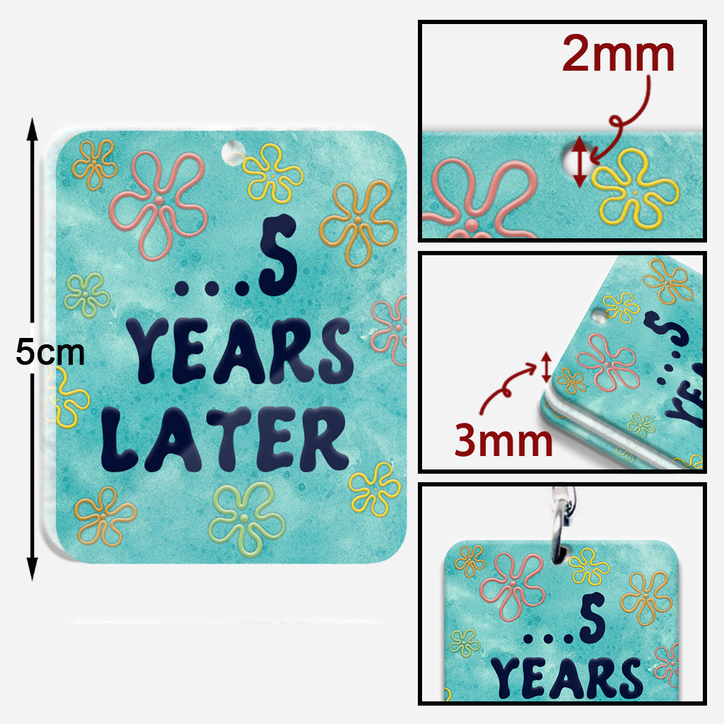 Jahre später – Personalisierter Schlüsselanhänger für Paare