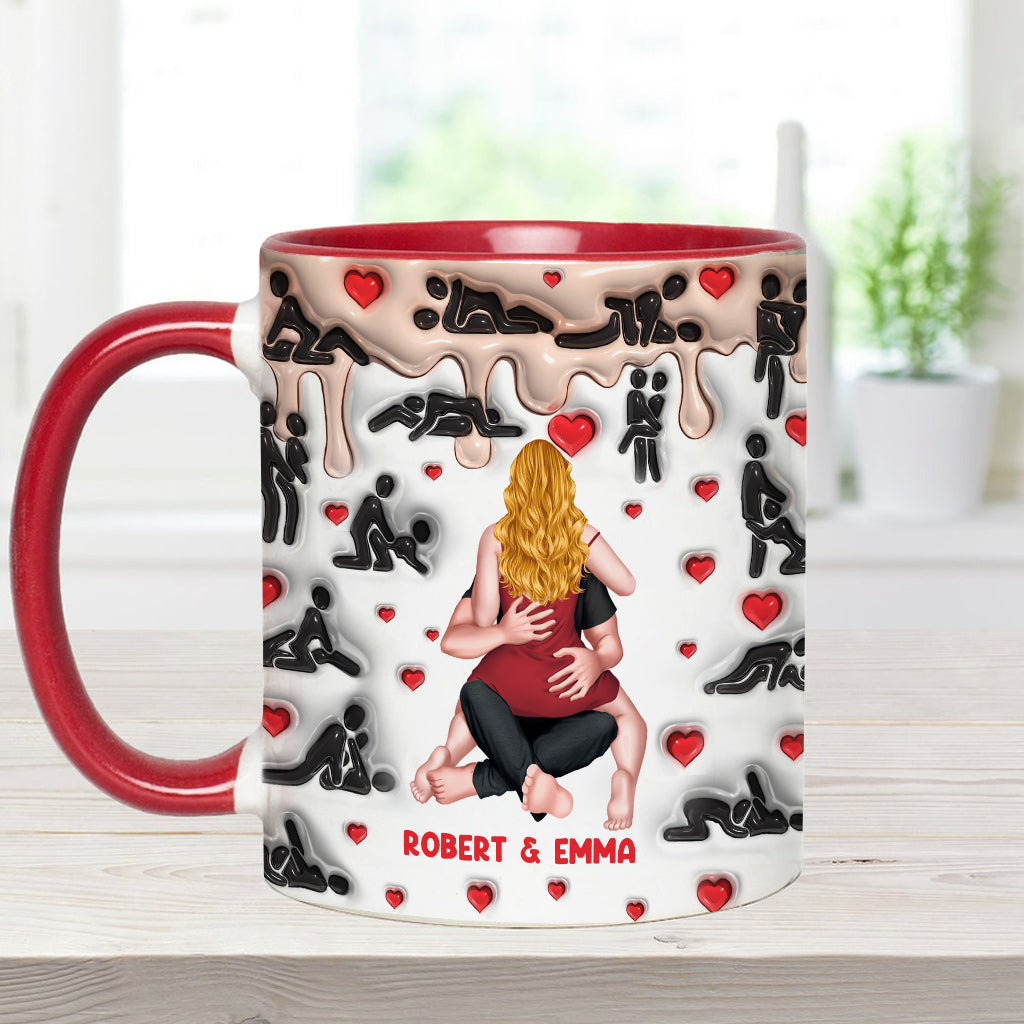 Meine Lieblingsbeschäftigung ist mit dir - Personalisierte Tasse für Paare