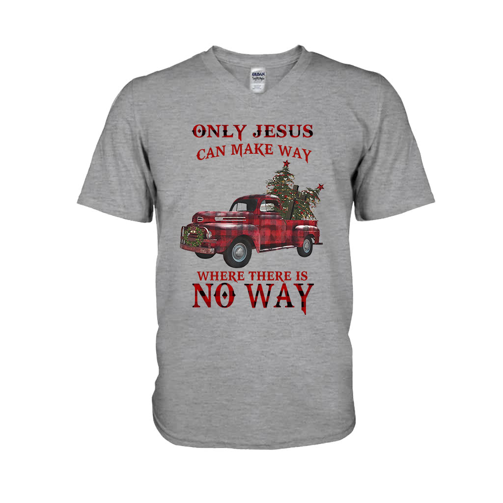 Nur Jesus kann den Weg ebnen – Christliches T-Shirt & Hoodie