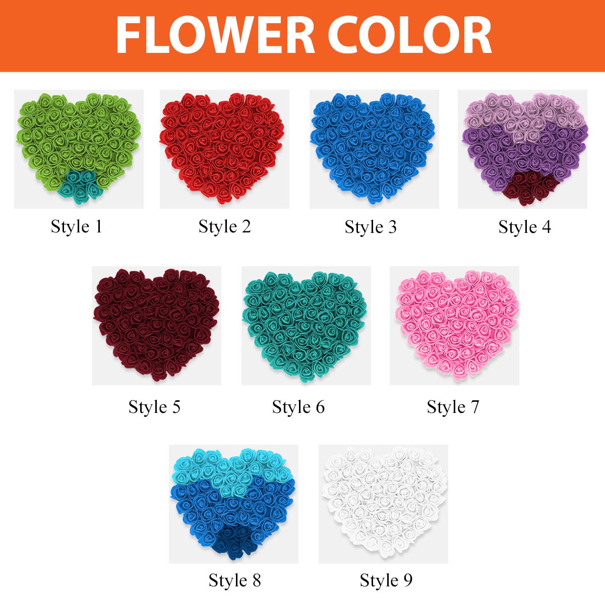 Lied für den Eröffnungstanz – Personalisierte Blumen-Schattenbox für Ehepaare