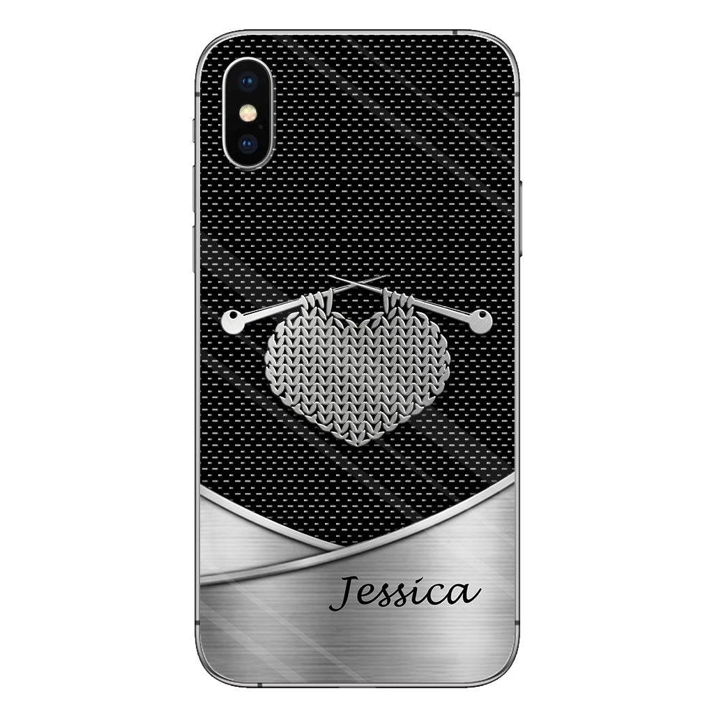 Love Knitting - Personalized Knitting Phone Case
