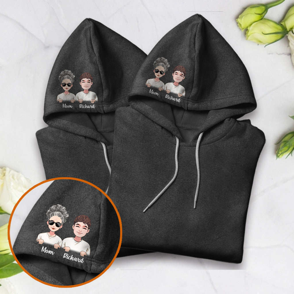 Wie die Mutter, so die Tochter – Geschenk für Mama, Tochter, Sohn, Kleinkind – Kind (2–16 Jahre) – Personalisiertes T-Shirt mit Rundum-Print