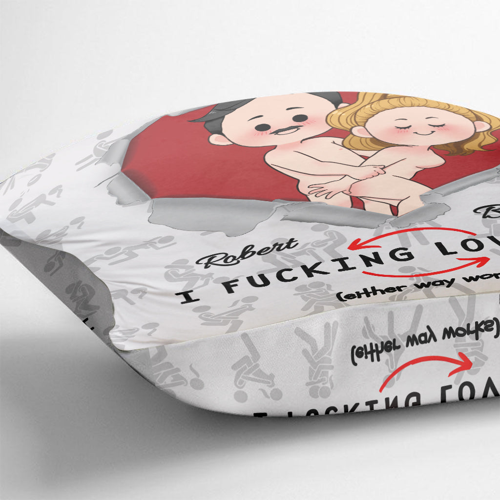 Ich liebe dich – Personalisiertes Pärchenkissen