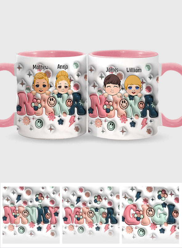 Beste Oma der Welt – Geschenk für Oma – Personalisierte Tasse mit Akzent