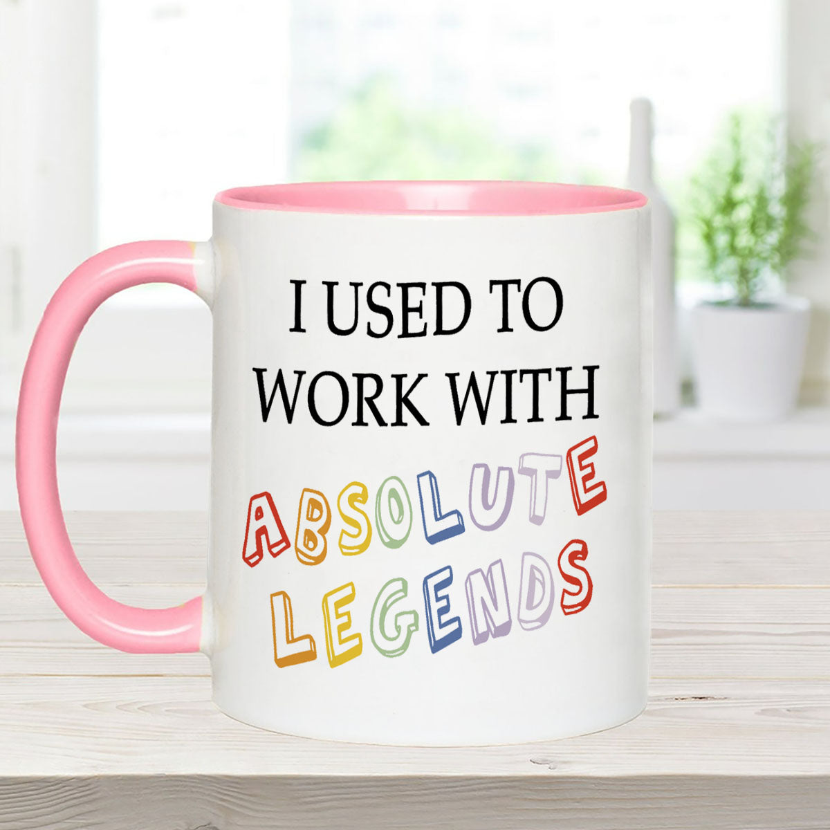 Absolute Legenden – Personalisierte Tasse mit Akzent für Kollegen