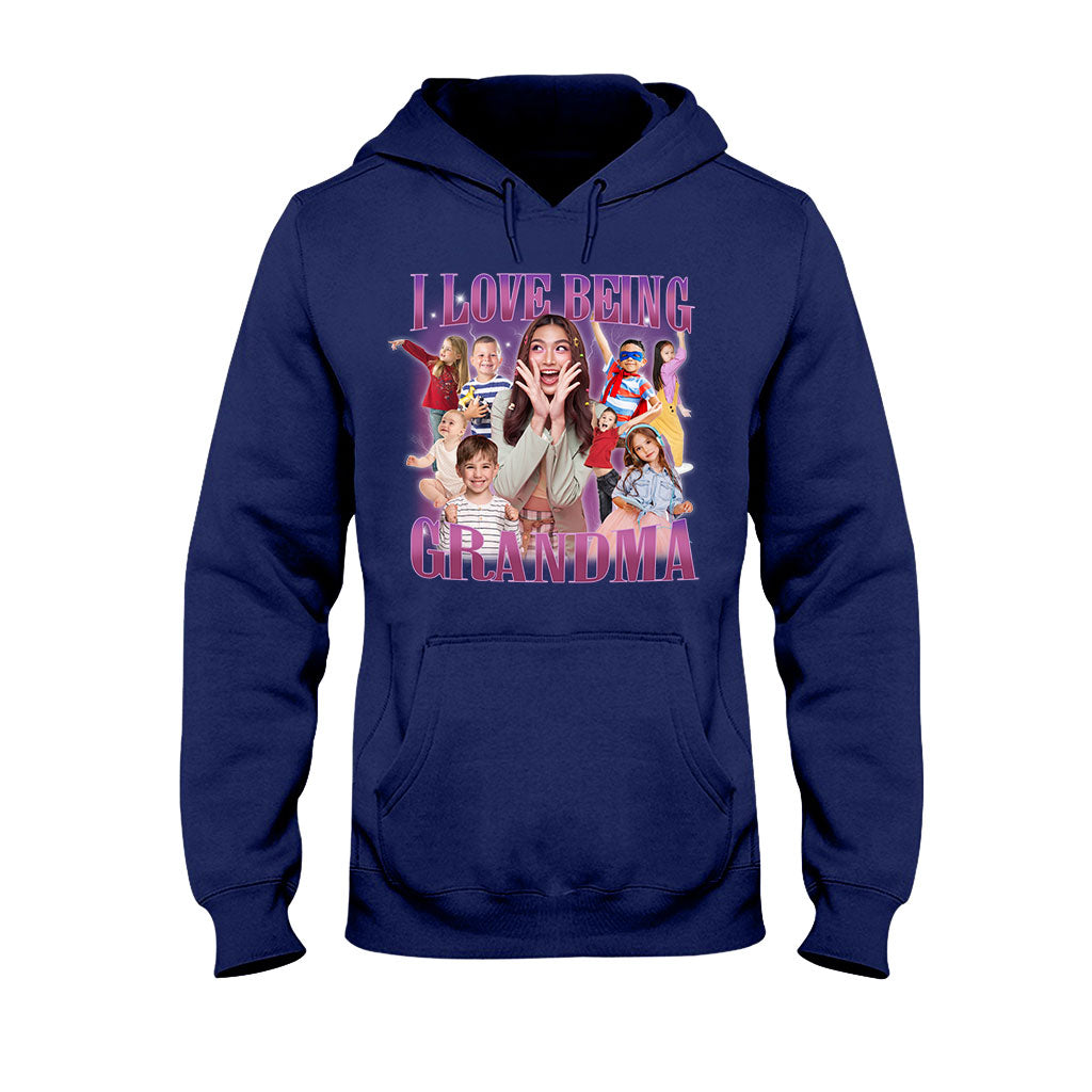 Ich liebe es, Oma/Nana/Mimi/Gigi zu sein... - Personalisiertes Oma-T-Shirt und Hoodie