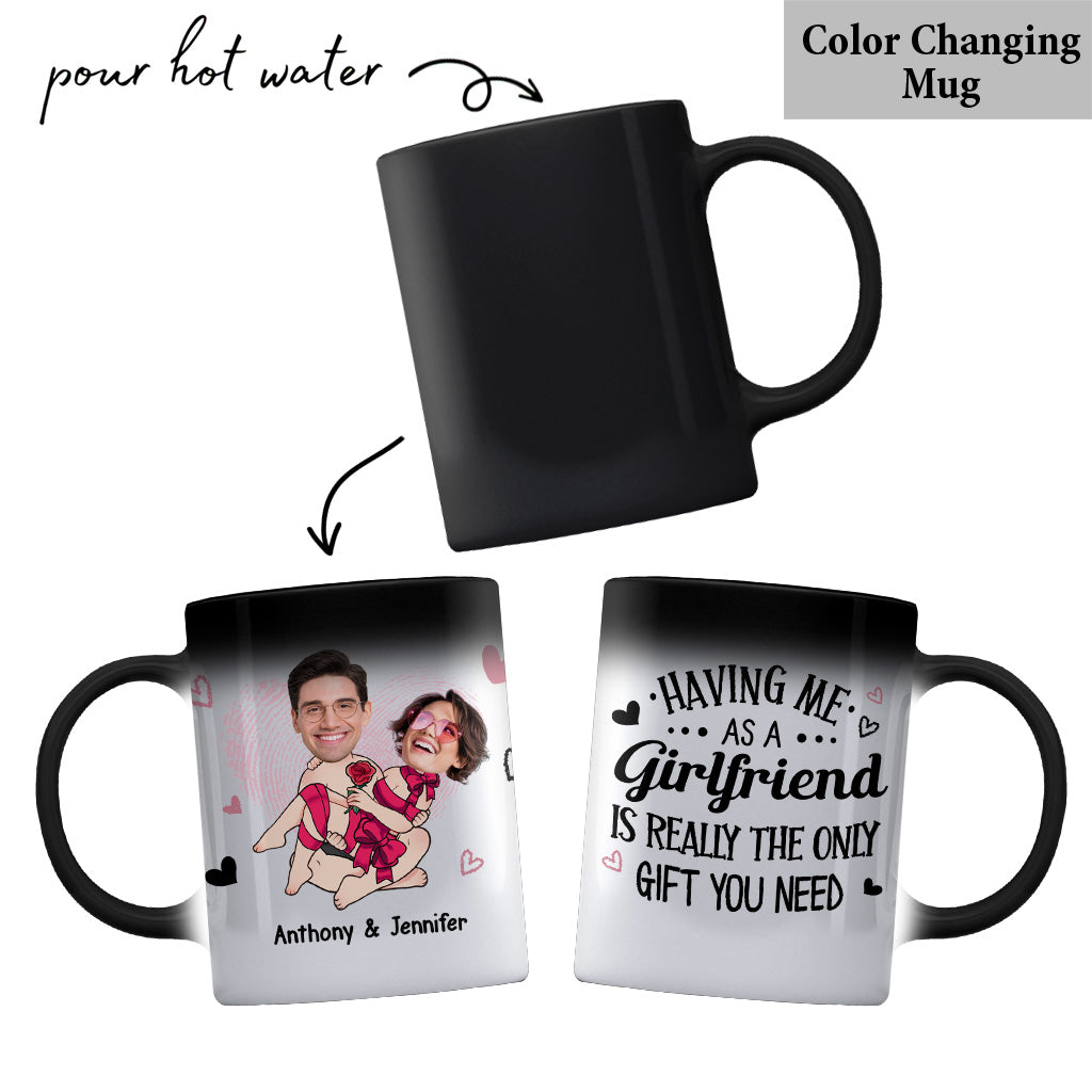 Das einzige Geschenk, das Sie brauchen – personalisierte Tasse für Paare