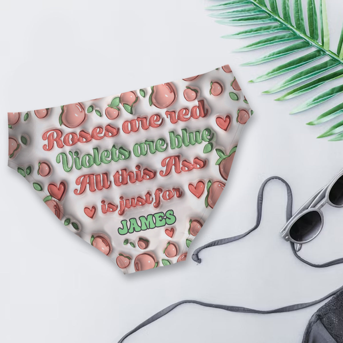 Roses Are Red Violets Are Blue - gift for wife, girlfriend - Personalized Women's Briefs