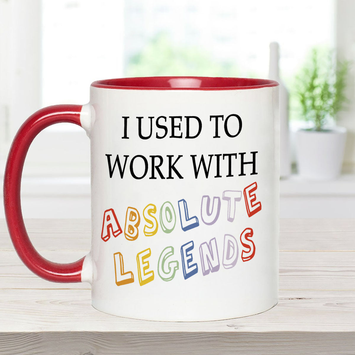 Absolute Legenden – Personalisierte Tasse mit Akzent für Kollegen