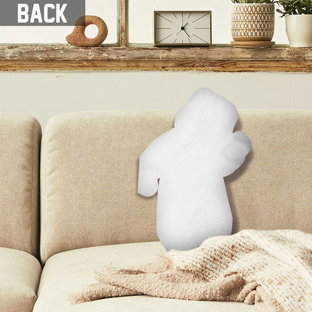 Individuell gestaltetes Foto-Humanoid-Kissen in Form eines Neugeborenen