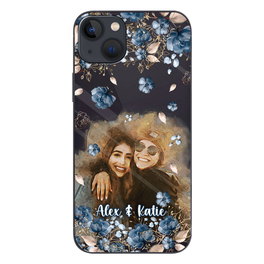 Bestie Matching Phone Case - Personalized Bestie Clear Phone Case