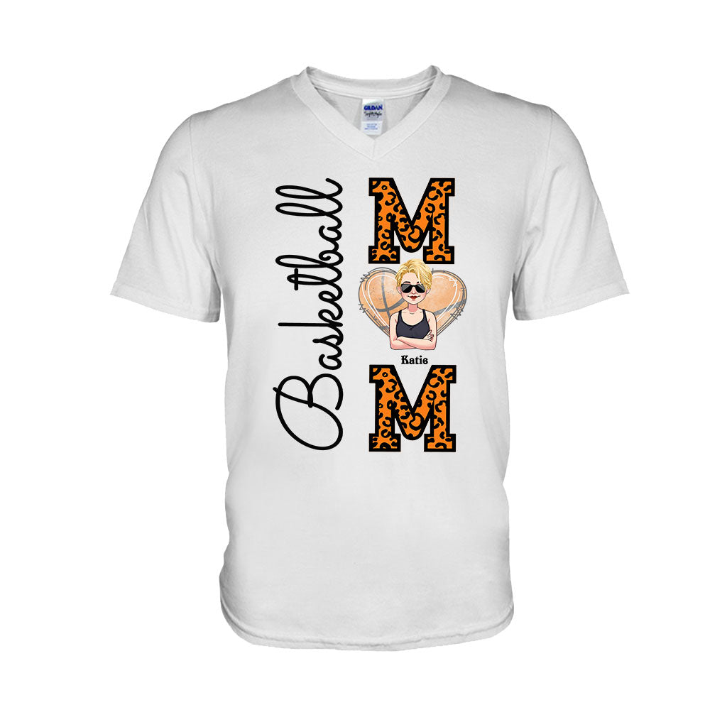 Basketball Mom - Personalized Basketball T-shirt and Hoodie