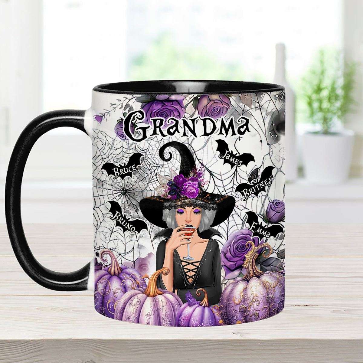 Oma Hexe - Personalisierte Tasse mit Oma-Akzent