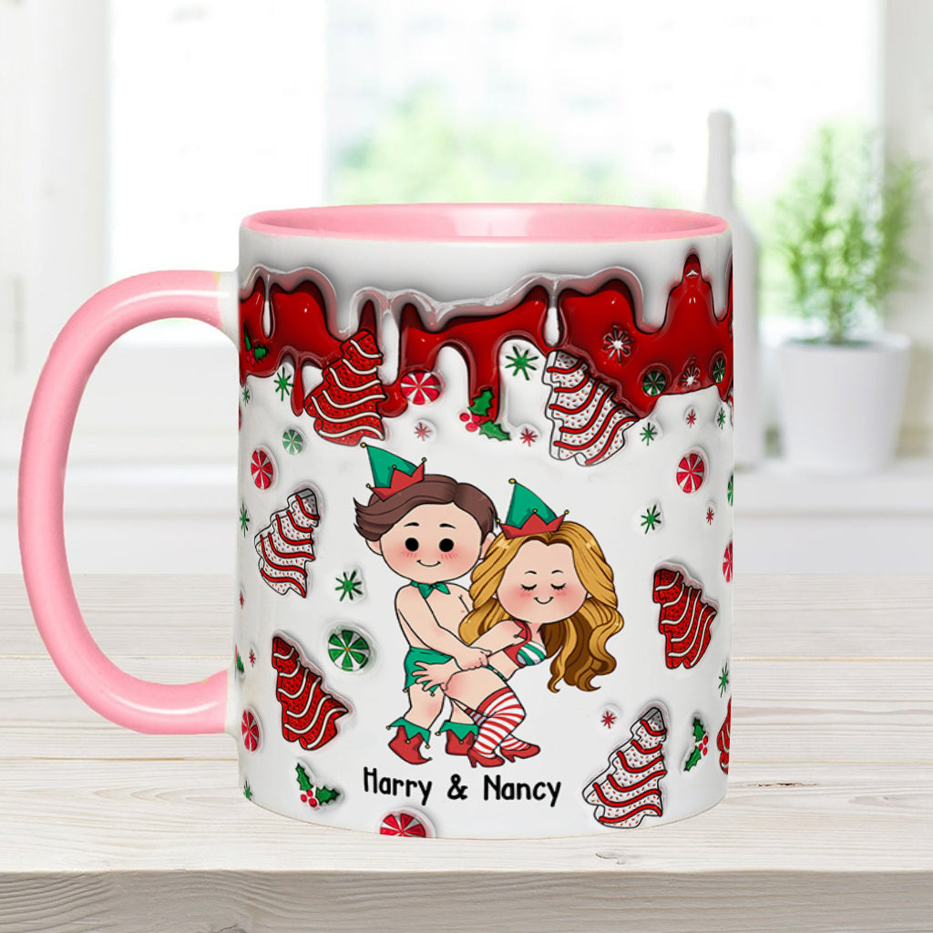 Jingle Balls & Tinsel Tits - Personalisierte Tasse für Paare