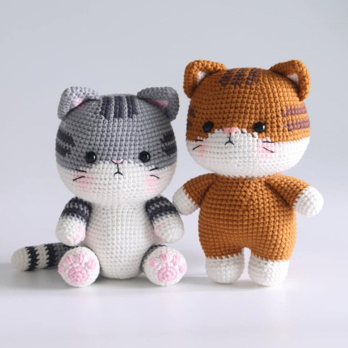 Crochet Cat Amigurumi - Gift for cat lovers - Personalized Hand Knitted Doll