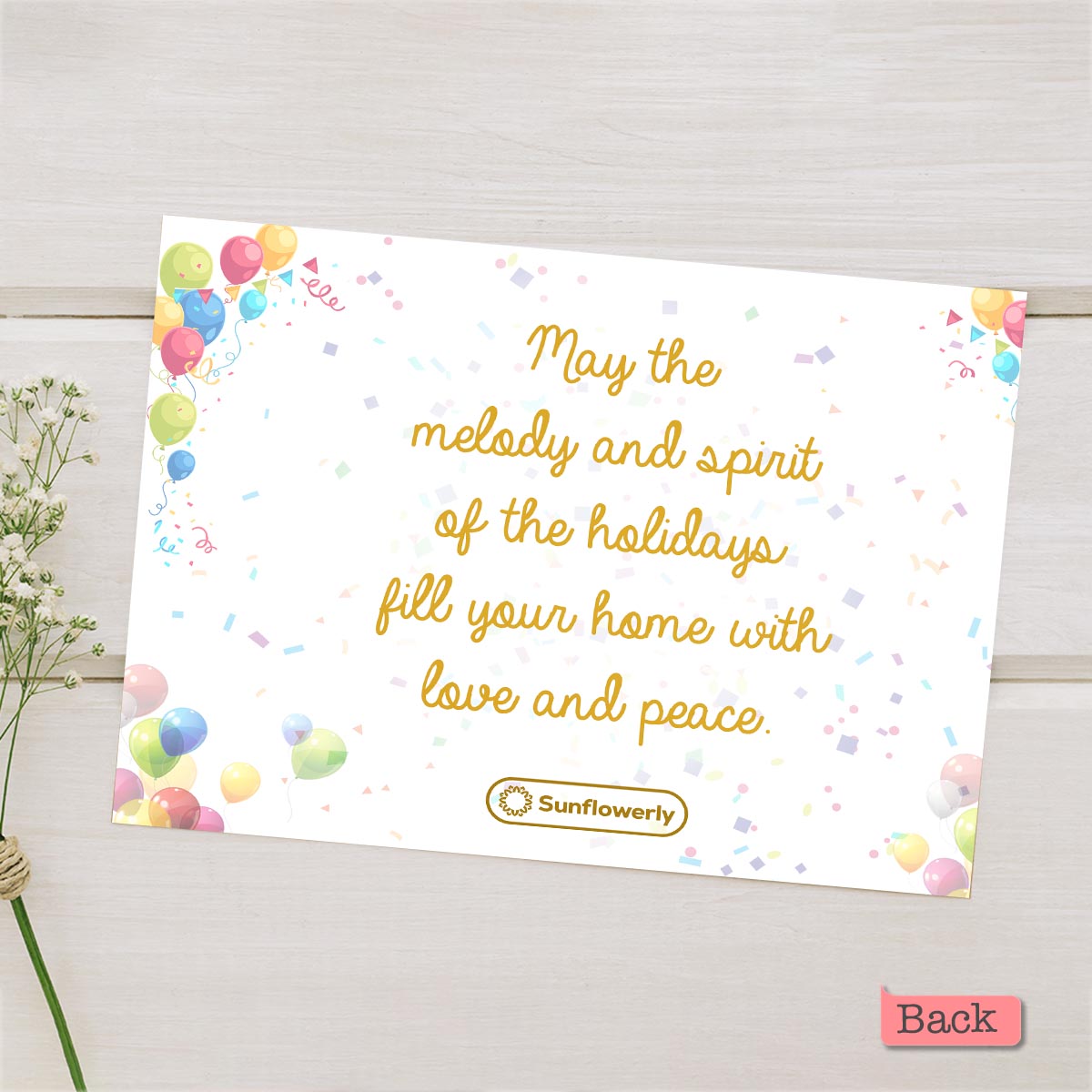 Geburtstagsballon mit personalisiertem Porträt - Personalisierte Grußkarte