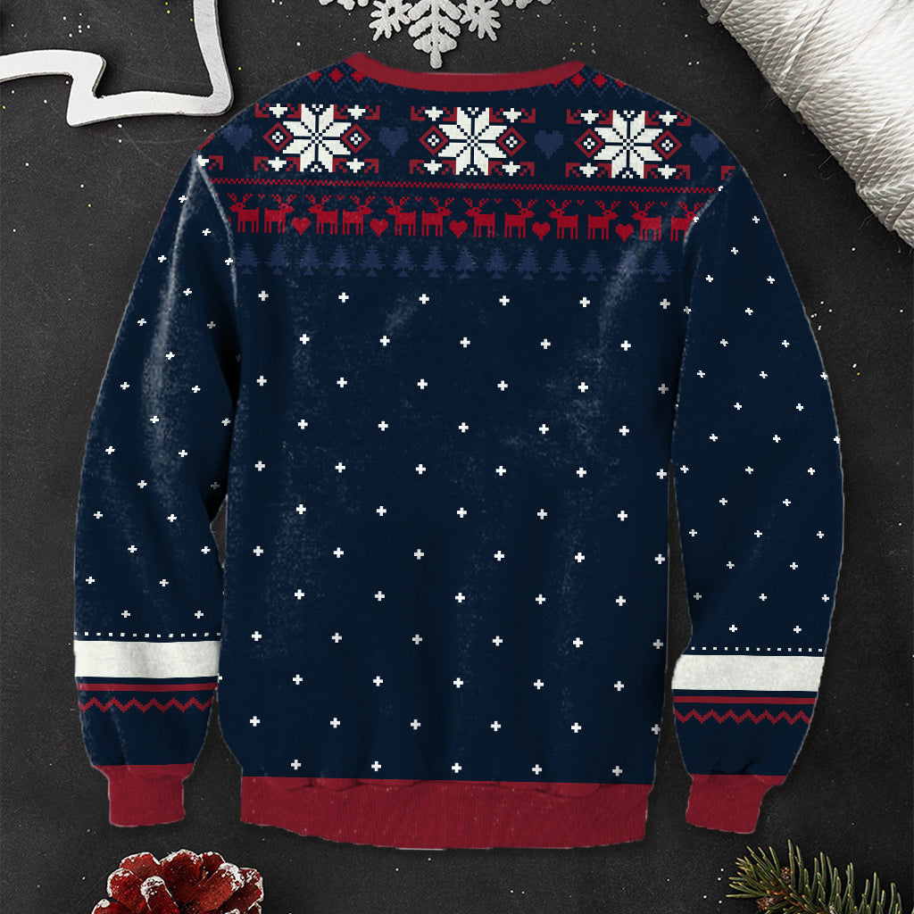 Gigi Claus - Personalisierter Oma-Hässlicher-Pullover