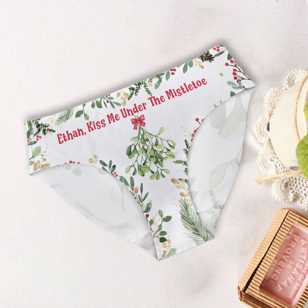 Lustiges Pärchen – personalisierte Slips für Damen und Boxershorts für Herren