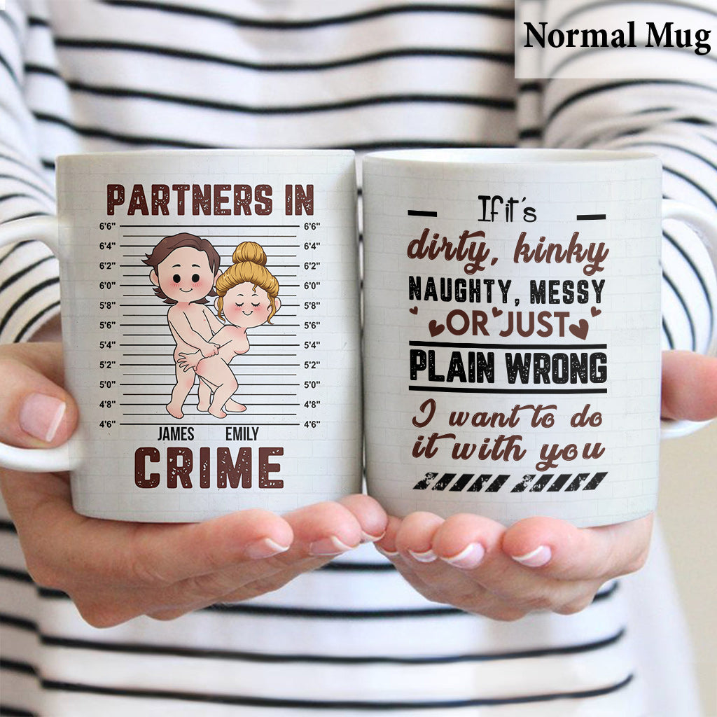 Partner In Crime - Personalized Couple Mug