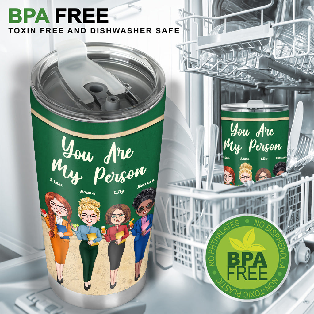 Arbeit hat uns zu Kollegen gemacht – Personalisierter Lehrer-Trinkbecher