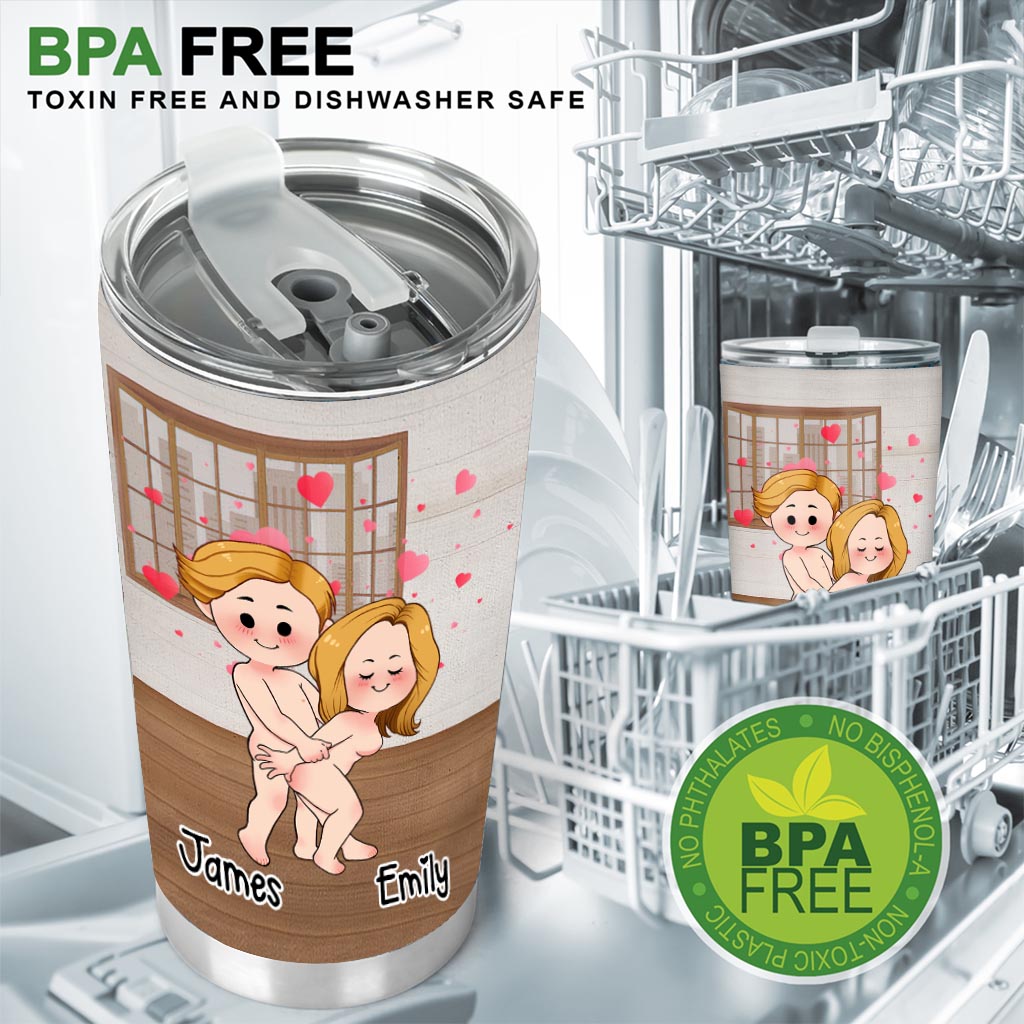 Making You Smile - Personalized Couple Tumbler