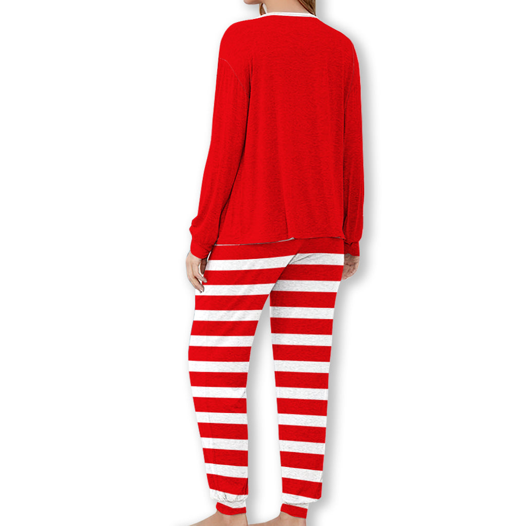 Passende Weihnachtspyjamas – Personalisiertes Familienpyjama-Set