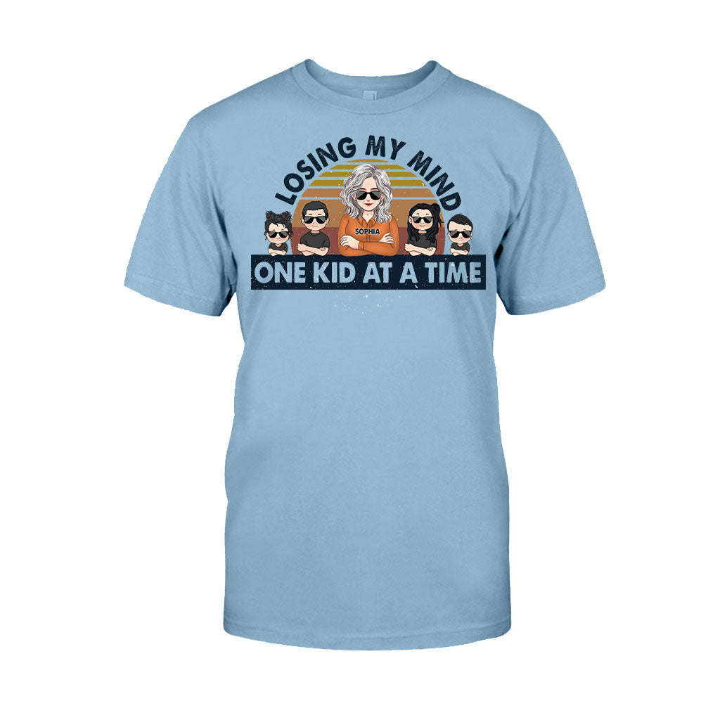 Losing My Mind One Kid At A Time - Gift for dad, dad - Personalized T-shirt And Hoodie