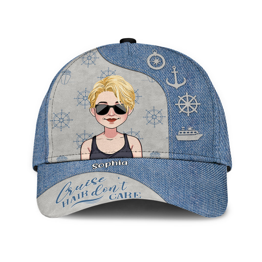 Cruise Hair Don't Care - Personalisierte klassische Kreuzfahrtkappe
