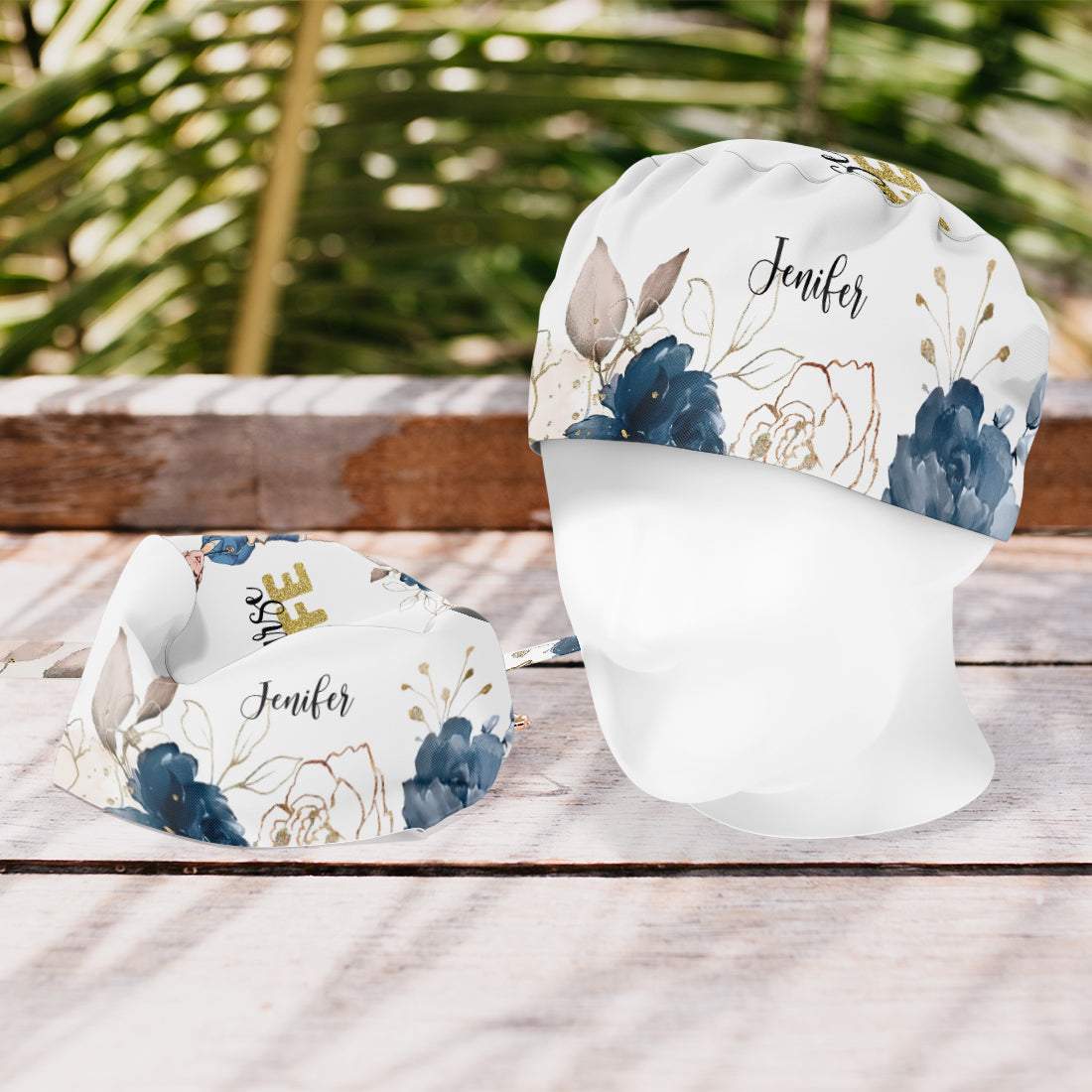 Registrierte, personalisierte OP-Haube für Pflegekräfte