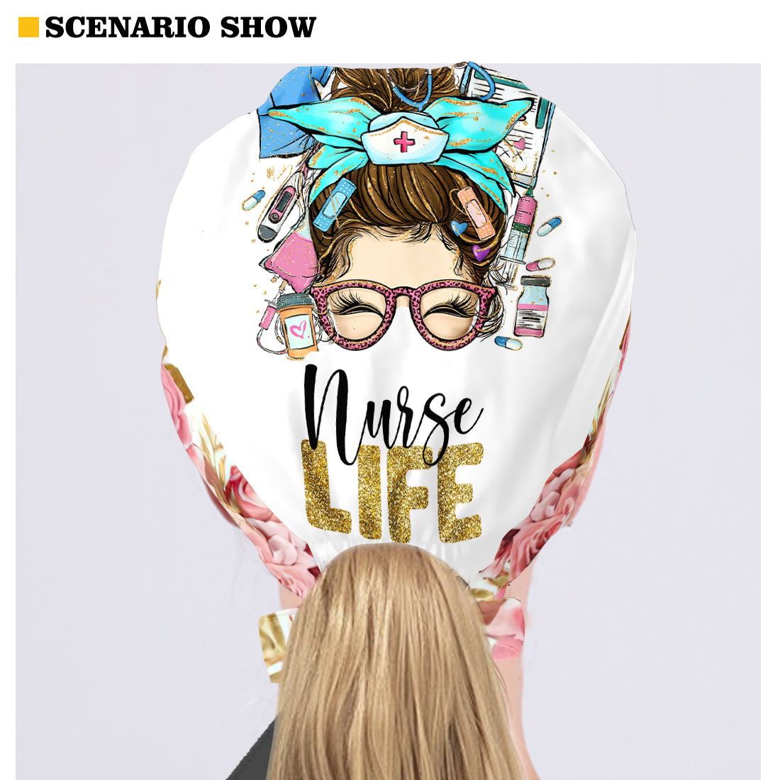 Nurse Life – Personalisierte OP-Haube für Pflegekräfte