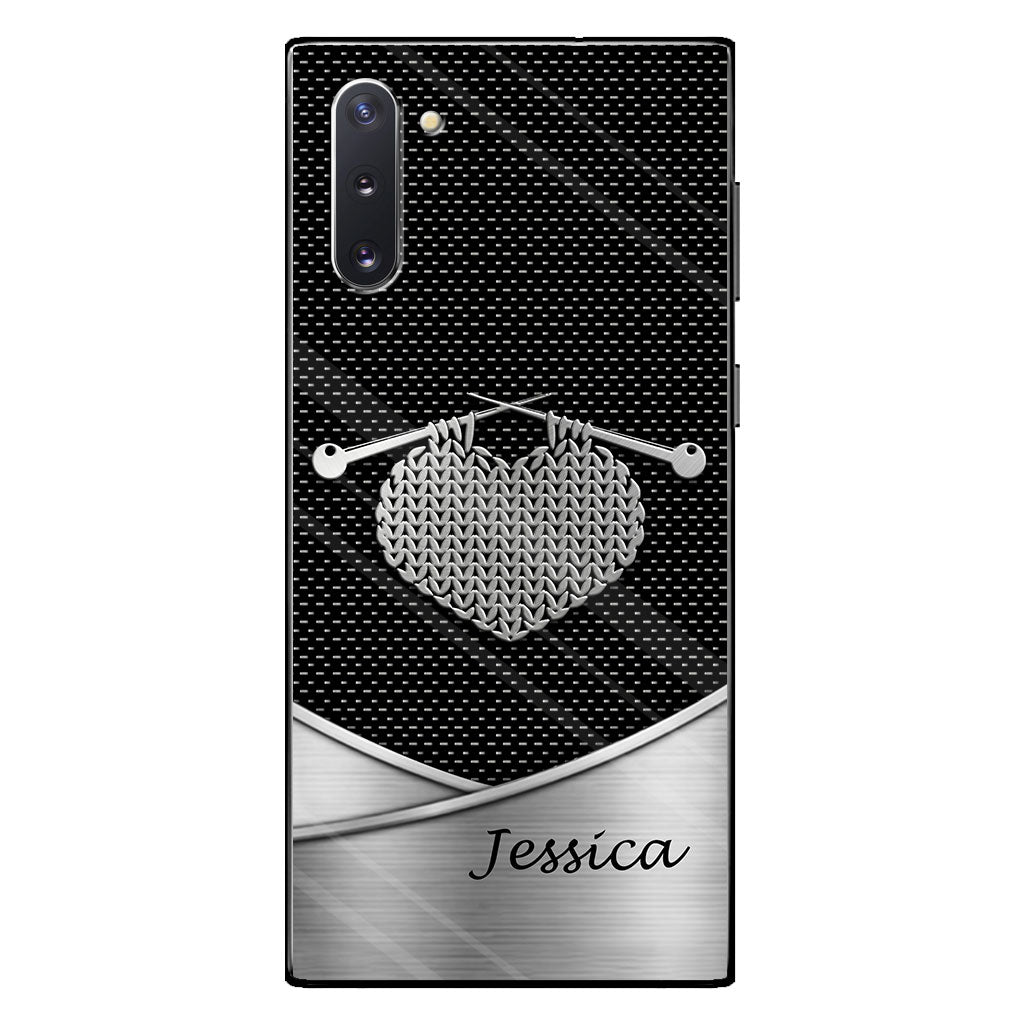 Love Knitting - Personalized Knitting Phone Case