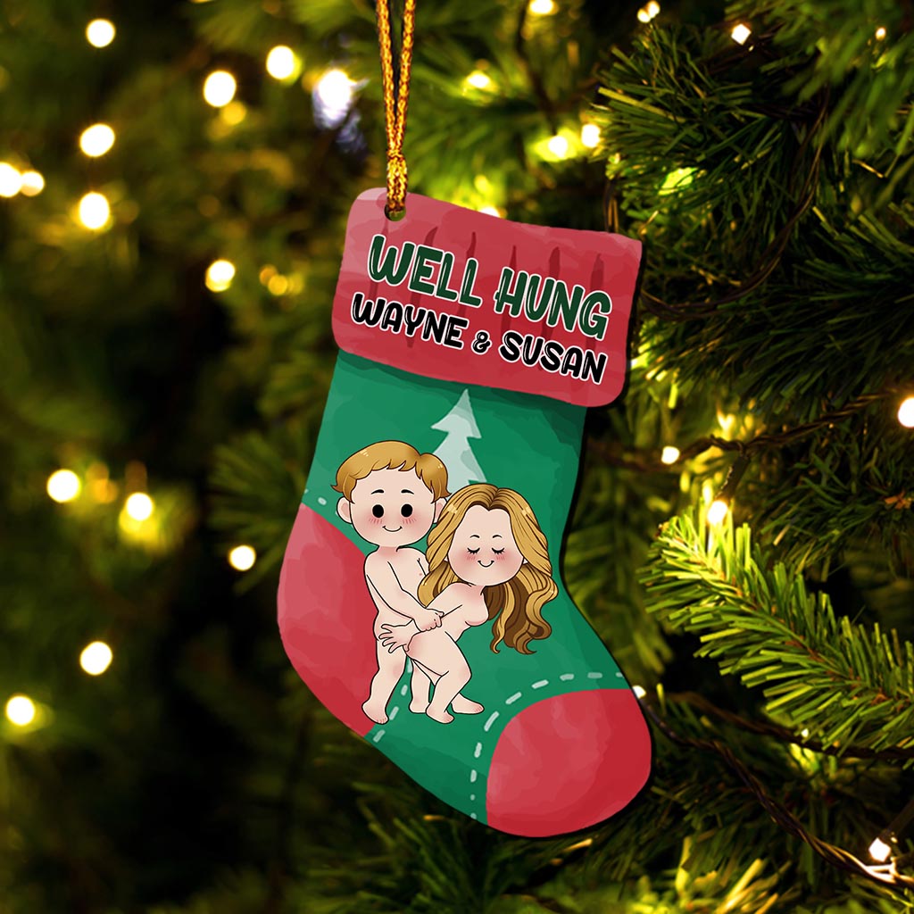 Well Hung - Personalized Couple Ornament