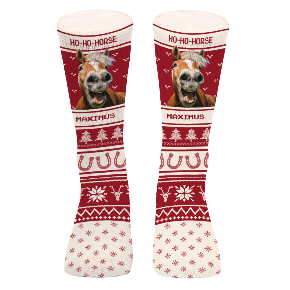 Ho Ho Horse - Personalisierte Pferdesocken