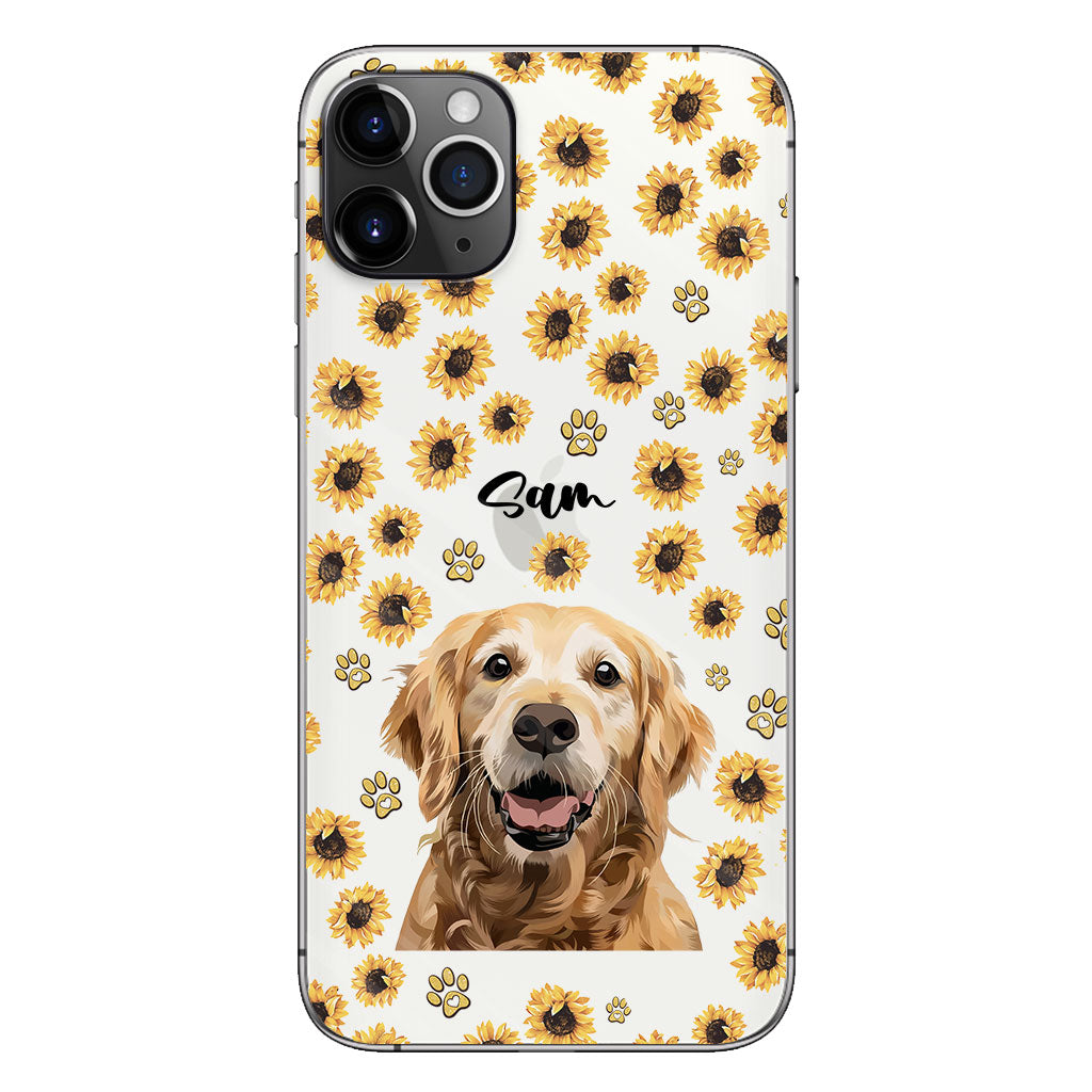 You Are My Sunshine - Personalized Dog Clear Phone Case
