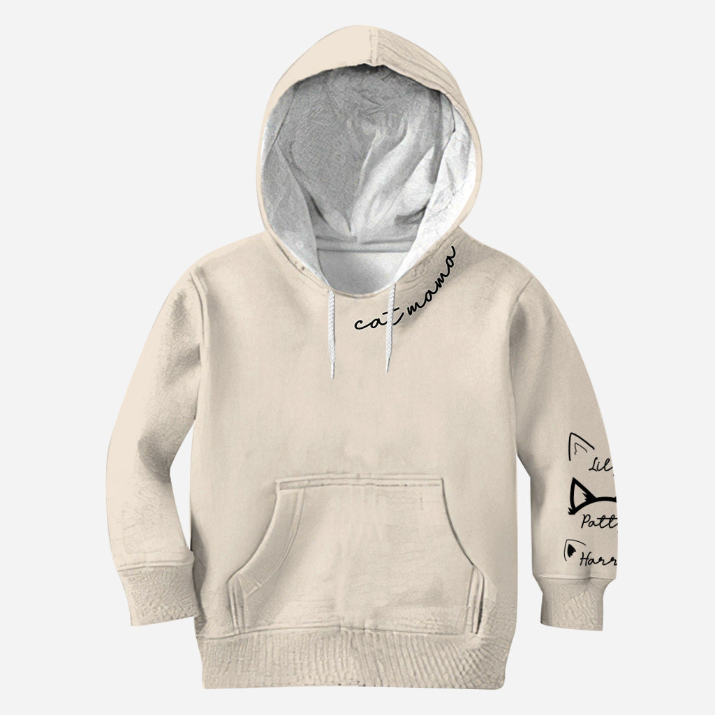 Katzenmama - Personalisiertes T-Shirt mit Katzenmotiv