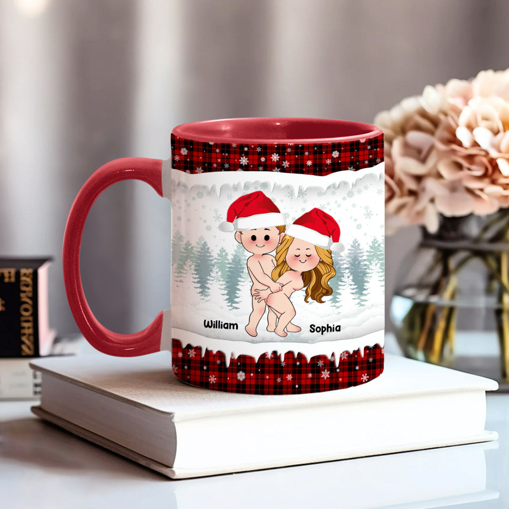 Baby It's Cold Outside - Personalized Couple Accent Mug