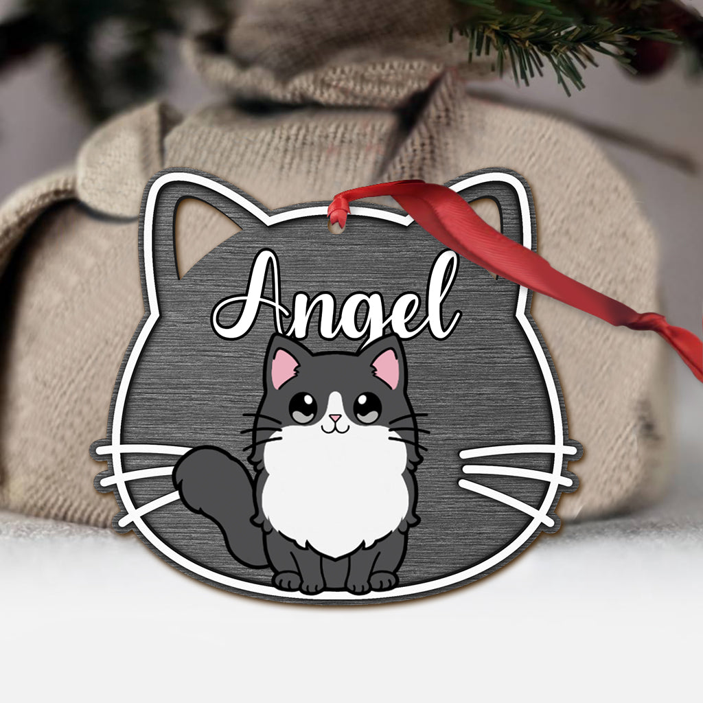 Miau-Weihnachten – Personalisierter Katzenanhänger