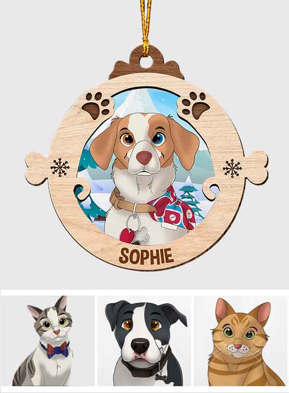 Ich liebe meinen Hund/meine Katze – Geschenk für Hundeliebhaber – Personalisierter Schmuck