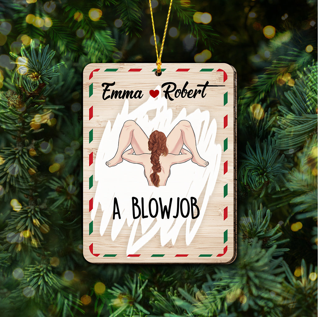 Zum Freirubbeln – Personalisierter Pärchen-Weihnachtsbaumschmuck