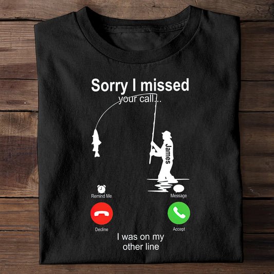 Tut mir leid, dass ich Ihren Anruf verpasst habe, ich war gerade im Gespräch – Personalisiertes Angel-T-Shirt und Hoodie