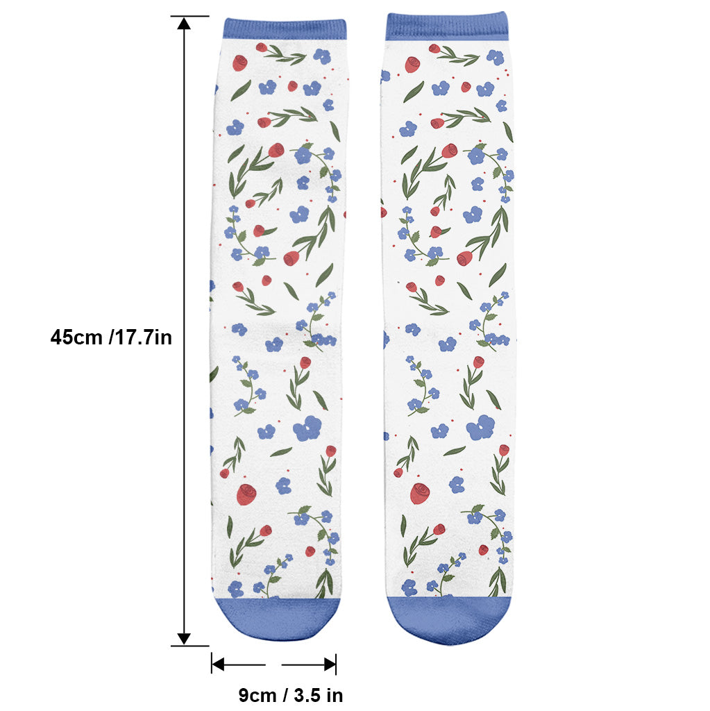 Rosen sind rot – personalisierte Socken für Paare
